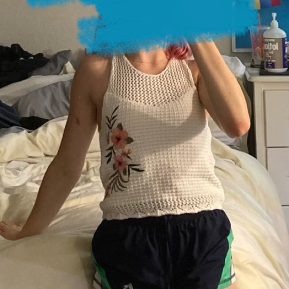 *DONATING THIS SUNDAY*
* Hollister Crochet Tank Top